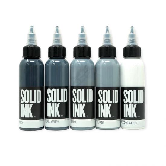 Soild Ink - Opaque Grey Set 5 Pcs