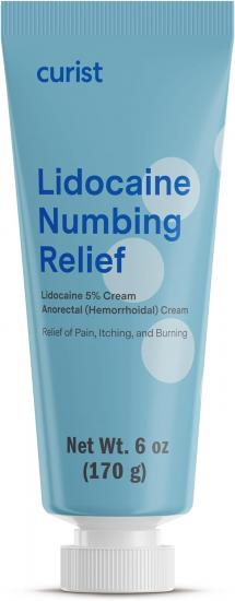 Curist 5% Lidocaine Numbing Cream 6 0z