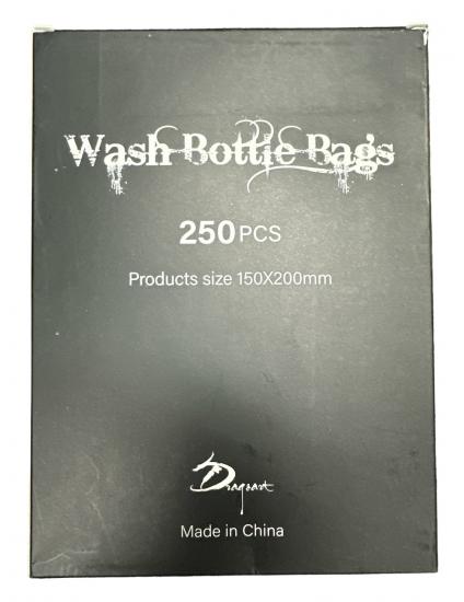 Wash Bottle Bag 1 box 250/Pcs 150mm x 200mm