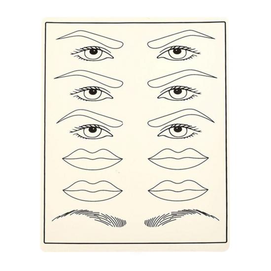 Lips Practice Skin "6 x 8"  Eyebrow