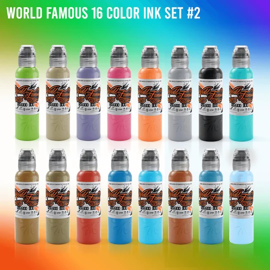 World Famous 16 Color Ink Set #2