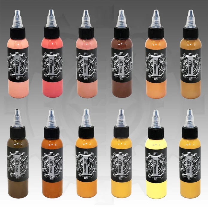 Industry Inks - Skin Tone Set (12 Bottles)