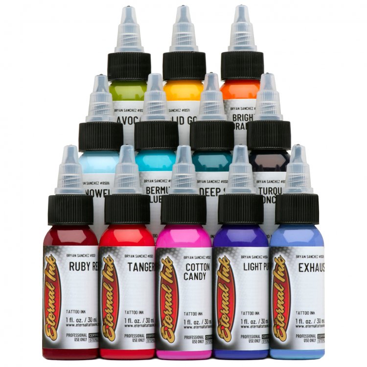 Bryan Sanchez M. Watercolor 12 Colors Set 1 oz