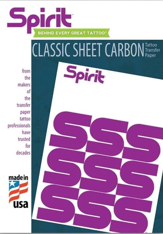 ReproFX Spirit Classic Sheet Carbon Tattoo 8.5" X 11" /100sheets